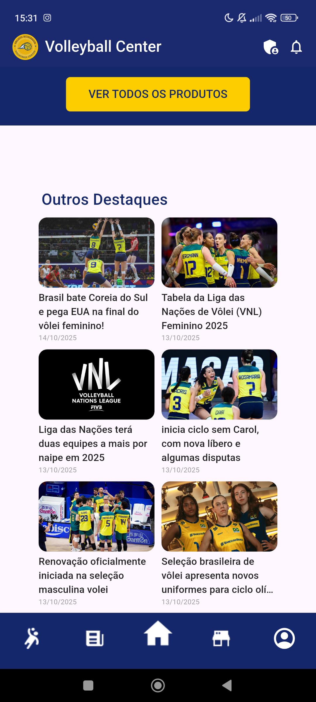 Volleyball Center Mobile